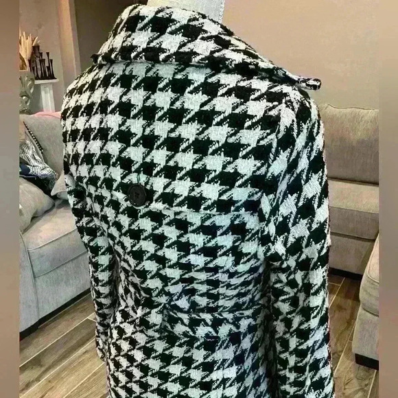 JouJou- Long black and white coat - Large - Picture 5 of 16